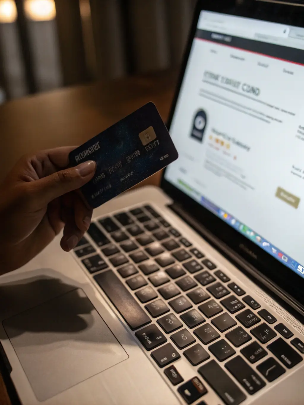 A Ramp card being used for online advertising, illustrating the platform's ability to manage and optimize marketing spend.