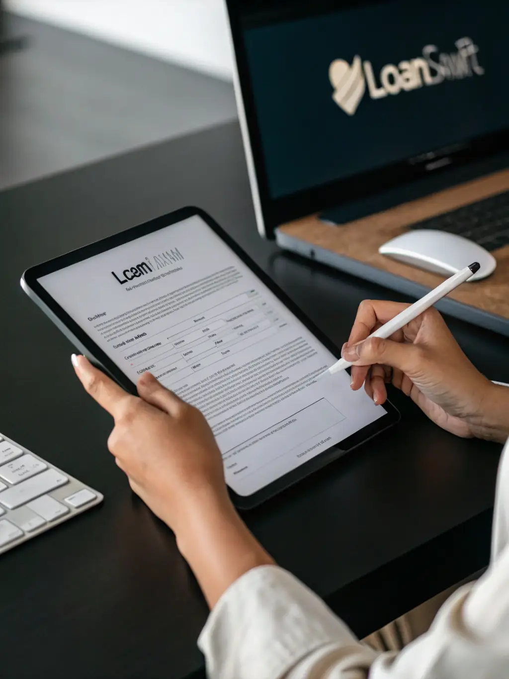 A clean, modern graphic illustrating the Brex business loan application process, emphasizing its speed and simplicity.