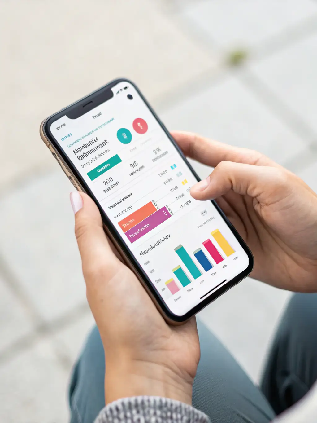 An image of the Brex mobile app interface, showcasing its user-friendly design and features for managing finances on the go.