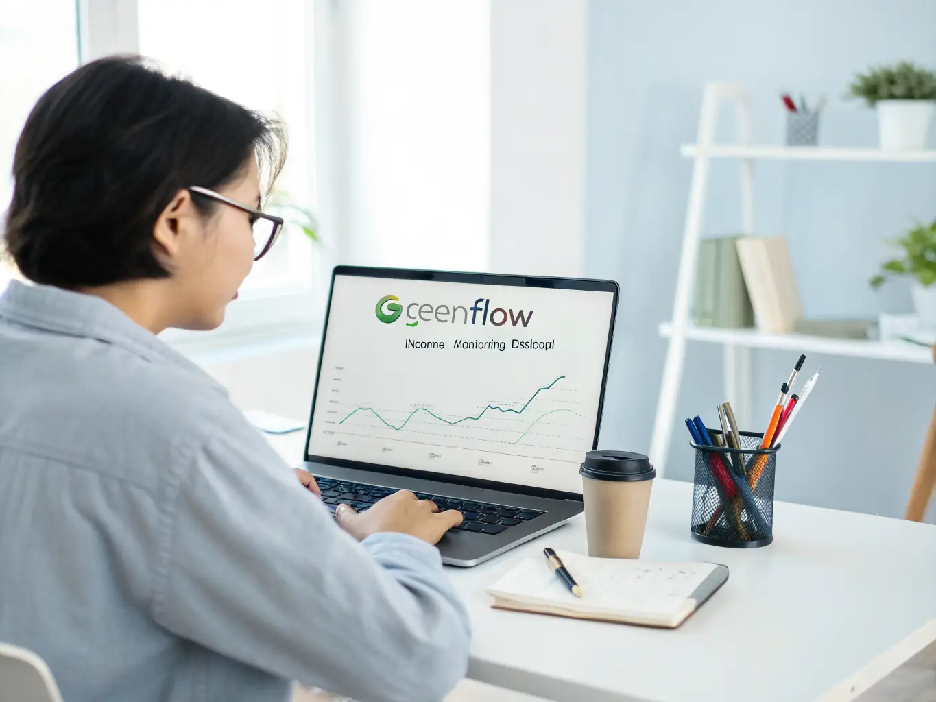 A person reviewing a detailed financial report on a tablet, showcasing Ramp's expense management and analytics capabilities.