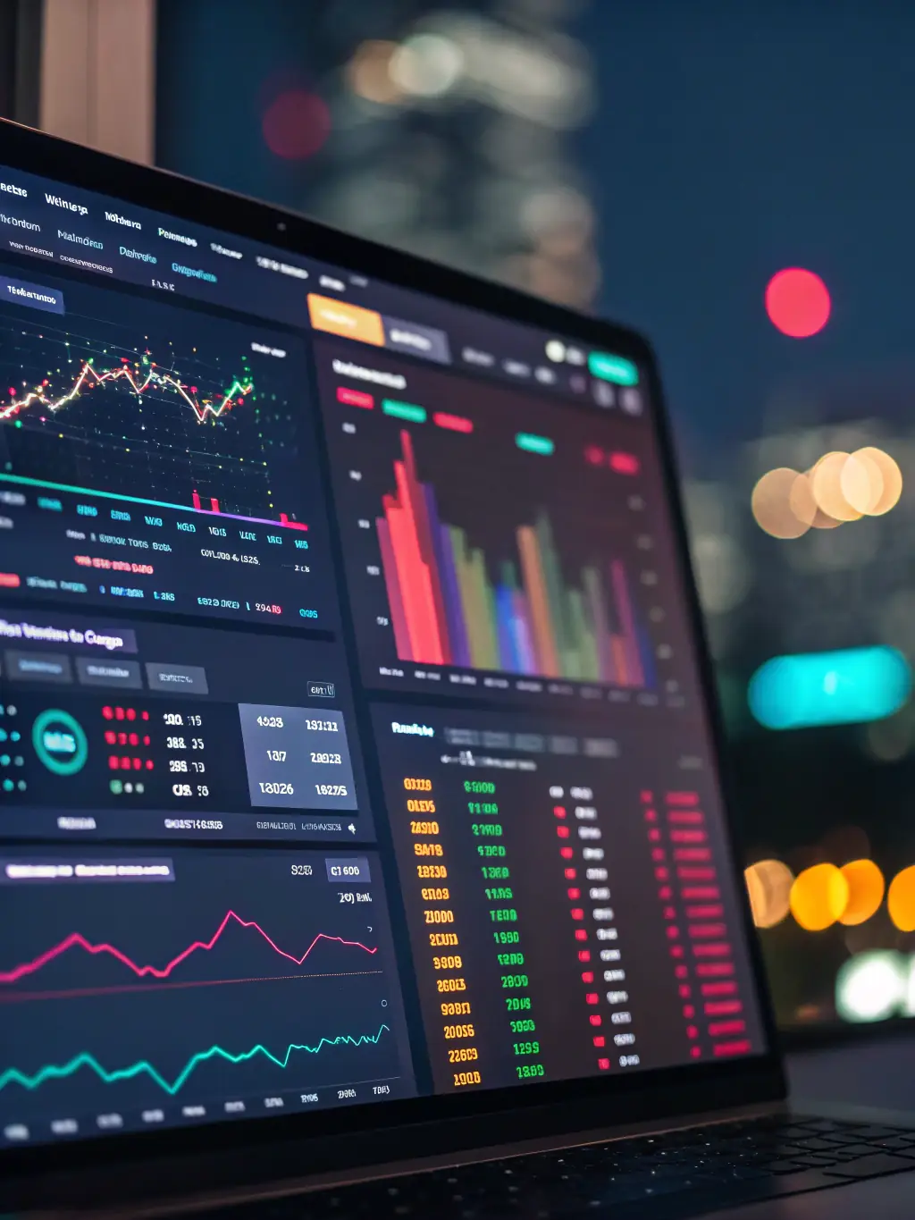 A digital illustration depicting the Brex dashboard, highlighting its features for expense tracking, reporting, and financial analysis.